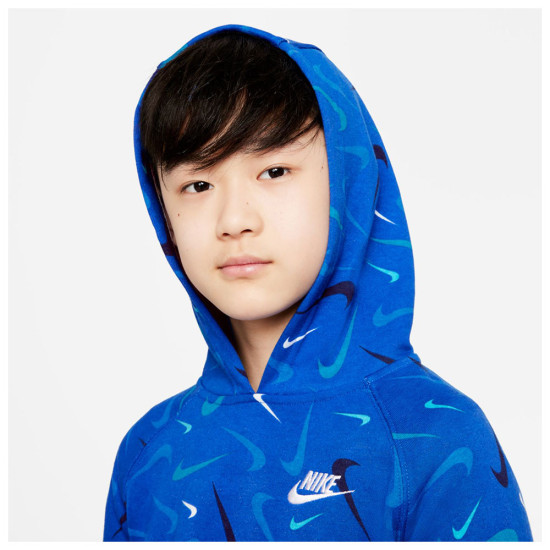 Nike Παιδικό φούτερ Sportswear Club Printed Pullover Hoodie